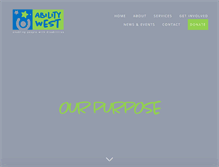 Tablet Screenshot of abilitywest.ie